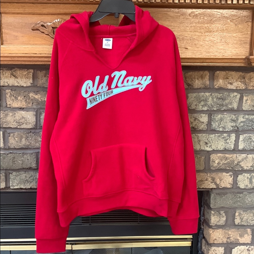 Old Navy Red Hoodie very good condition size xl womens